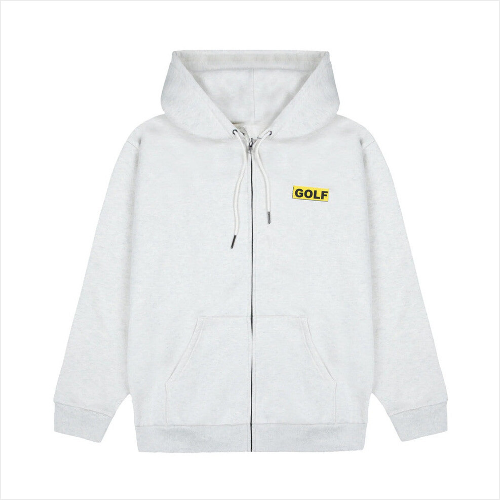 Tyler The Creator Merch Collage White Zip Hoodie Golf Wang Merch Gifts For Him Gifts For Fans-1