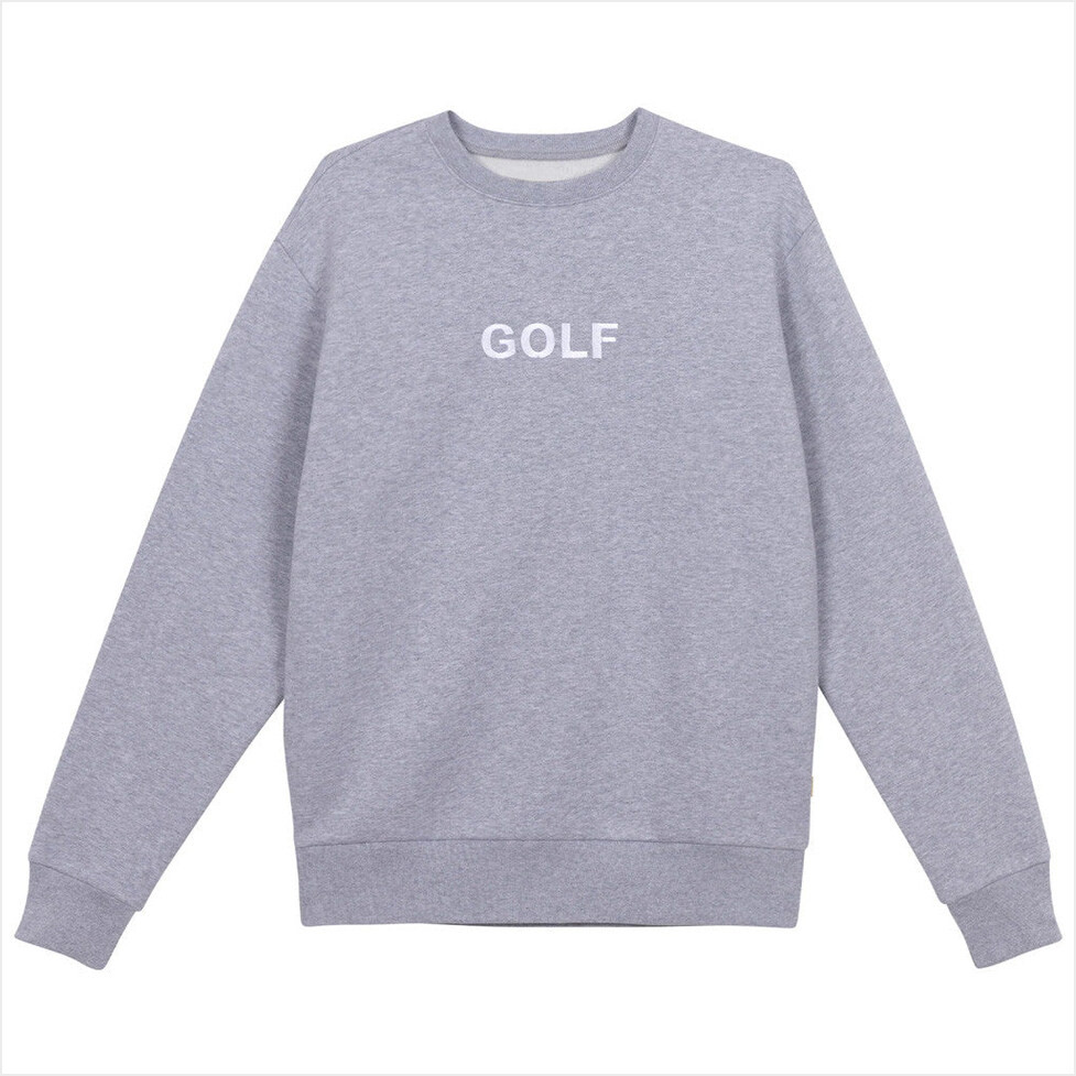 Tyler The Creator Merch Grey Golf Logo Sweatshirt Golf Wang Merch Gifts For Boyfriend-1