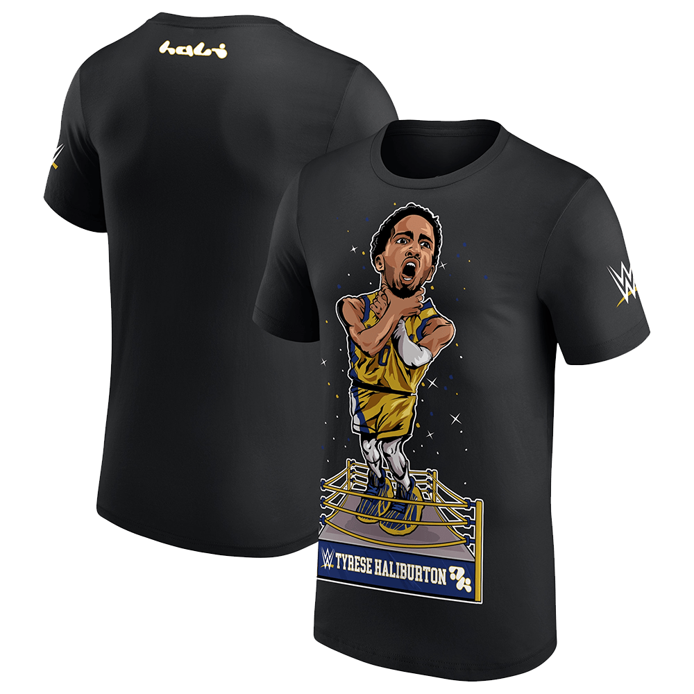 Tyrese Haliburton WWE Shirt Tyrese Haliburton T-Shirt Father's Day Presents For Dad Ideas 2025-1