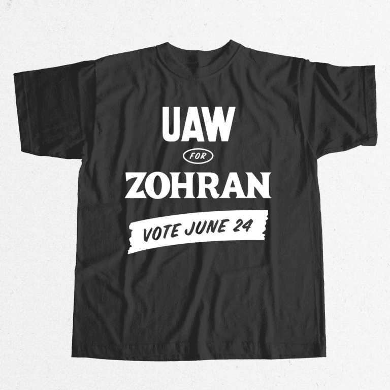 UAW For Zohran Mamdani Shirt Gifts For Father-1