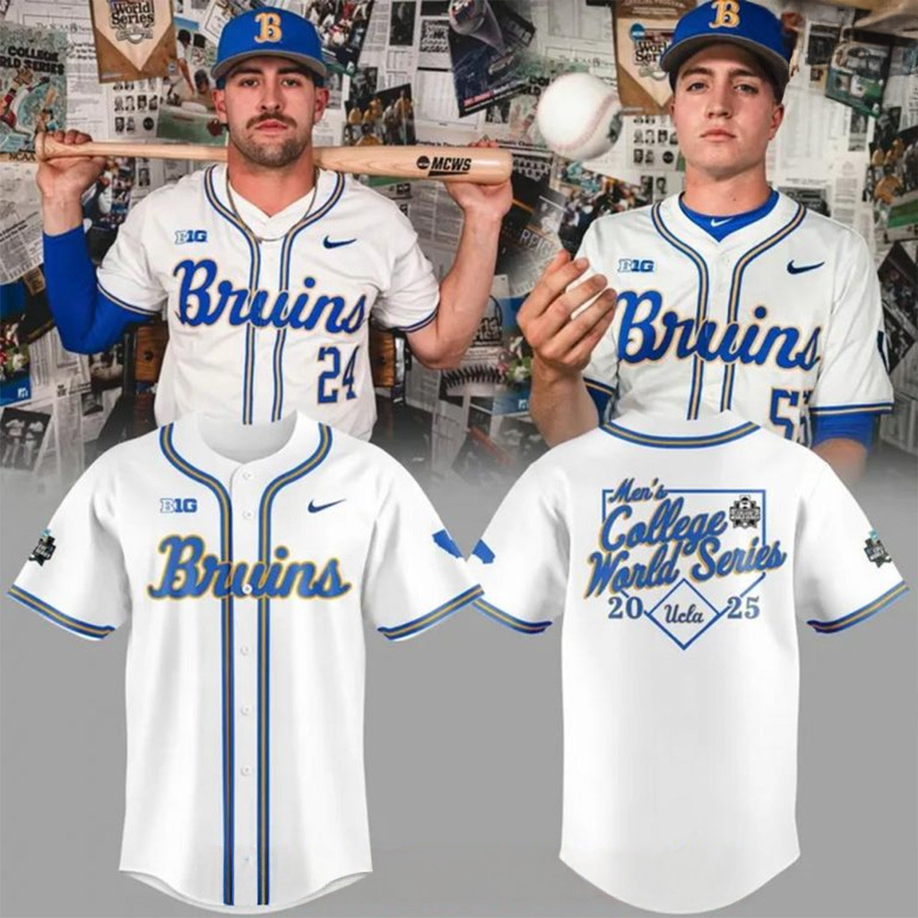 UCLA Bruins 2025 College World Series Special Baseball Jersey UCLA Bruins Merch Fans Gifts-1 UCLA Bruins 2025 College World Series Special Baseball Jersey UCLA Bruins Merch Fans Gifts-1