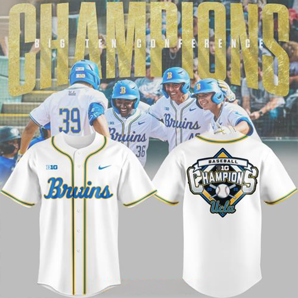 UCLA Bruins 2025 Regular Season Champions Special Baseball Jersey Perfect Father's Day Gifts-1 UCLA Bruins 2025 Regular Season Champions Special Baseball Jersey Perfect Father's Day Gifts-1