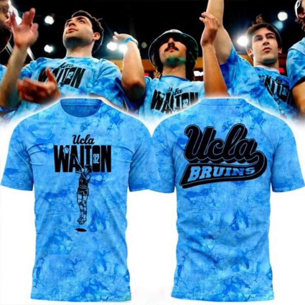 UCLA Bruins Honors The Late Bill Walton Blue T-Shirt Best Father's Day Gifts For Dad-1