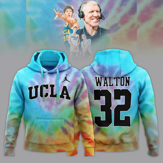 UCLA Honors The Late Bill Walton Hoodie Gift For Basketball Lover-1