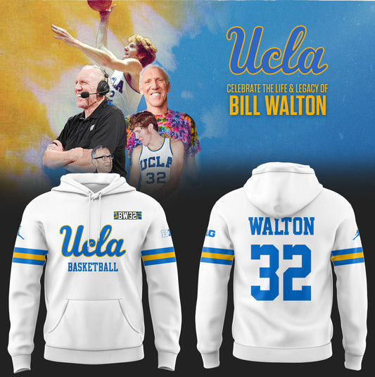 UCLA Honors The Late Bill Walton Hoodie Gift Ideas For Basketball Lovers-1