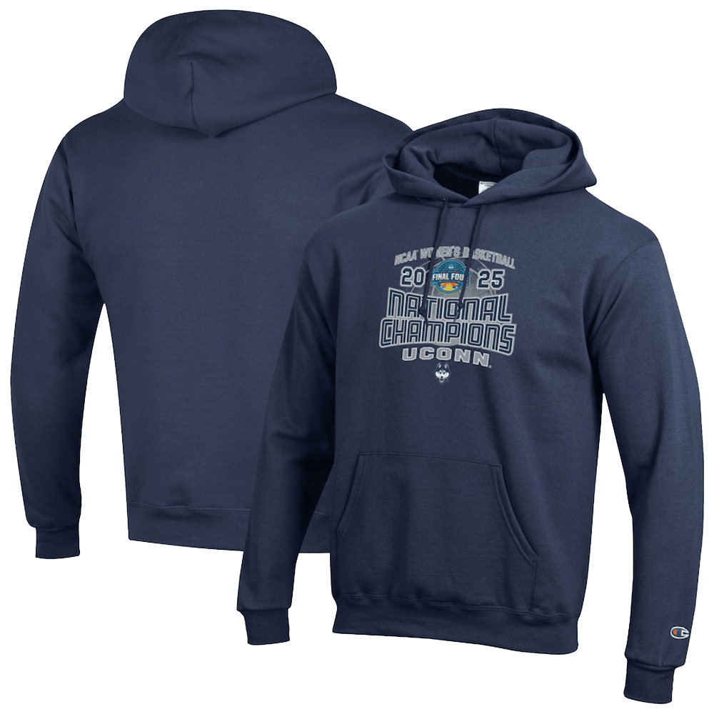 UConn Champion Hoodie Uconn Womens Basketball Merch Mother'sDay Gifts 2025-1 UConn Champion Hoodie Uconn Womens Basketball Merch Mother'sDay Gifts 2025-1