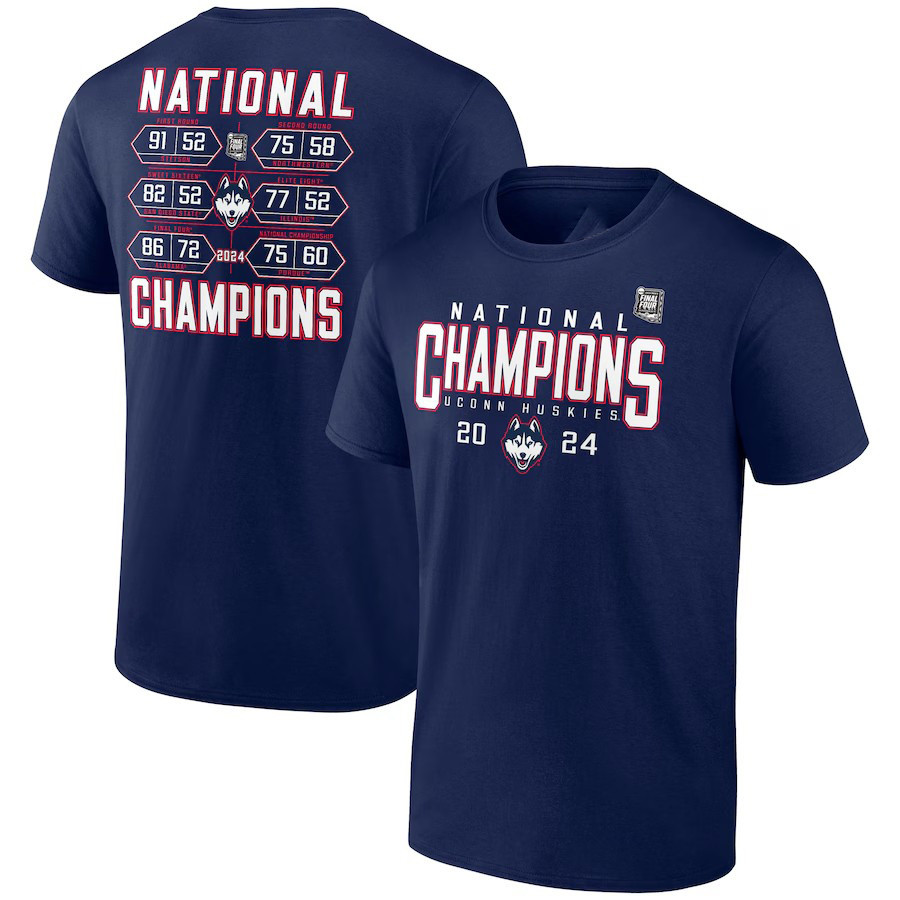 UConn Huskies 2024 NCAA Men's Basketball National Champions Shirt Presents For Basketball Fans-1