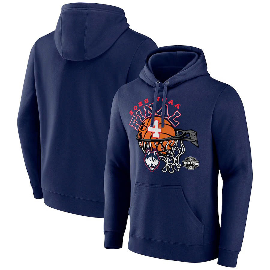 UConn Huskies 2025 NCAA Women's Basketball Tournament March Madness Final Four Hoodie-1