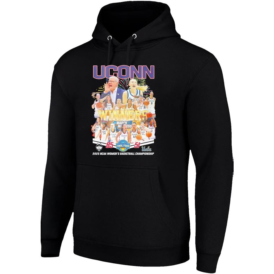 UConn Huskies 85-51 Ucla 2025 NCAA Women's Basketball Champions shirt1-1