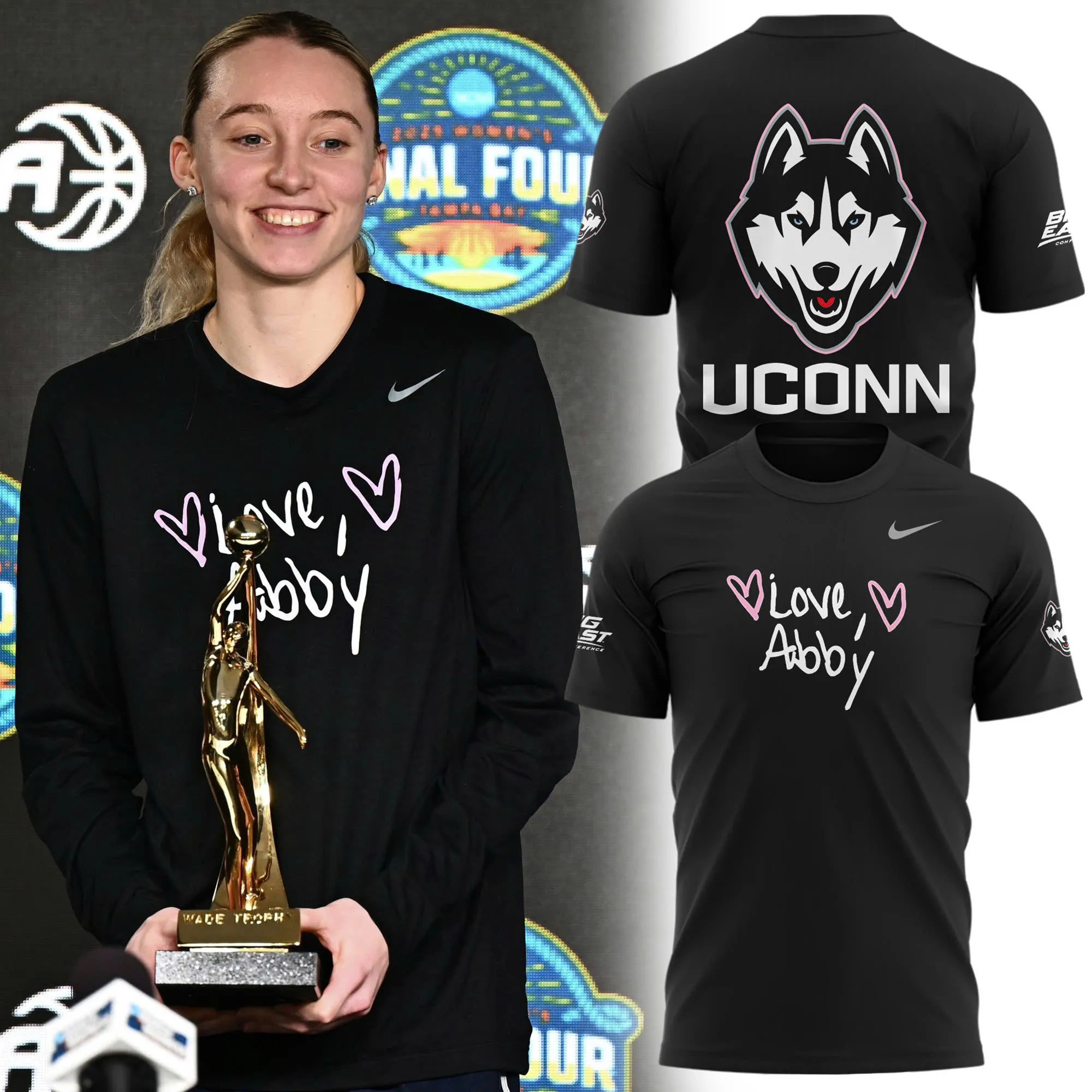 UConn Huskies Women's Basketball Shirt 2025 Gifts For Basketball Fan-1