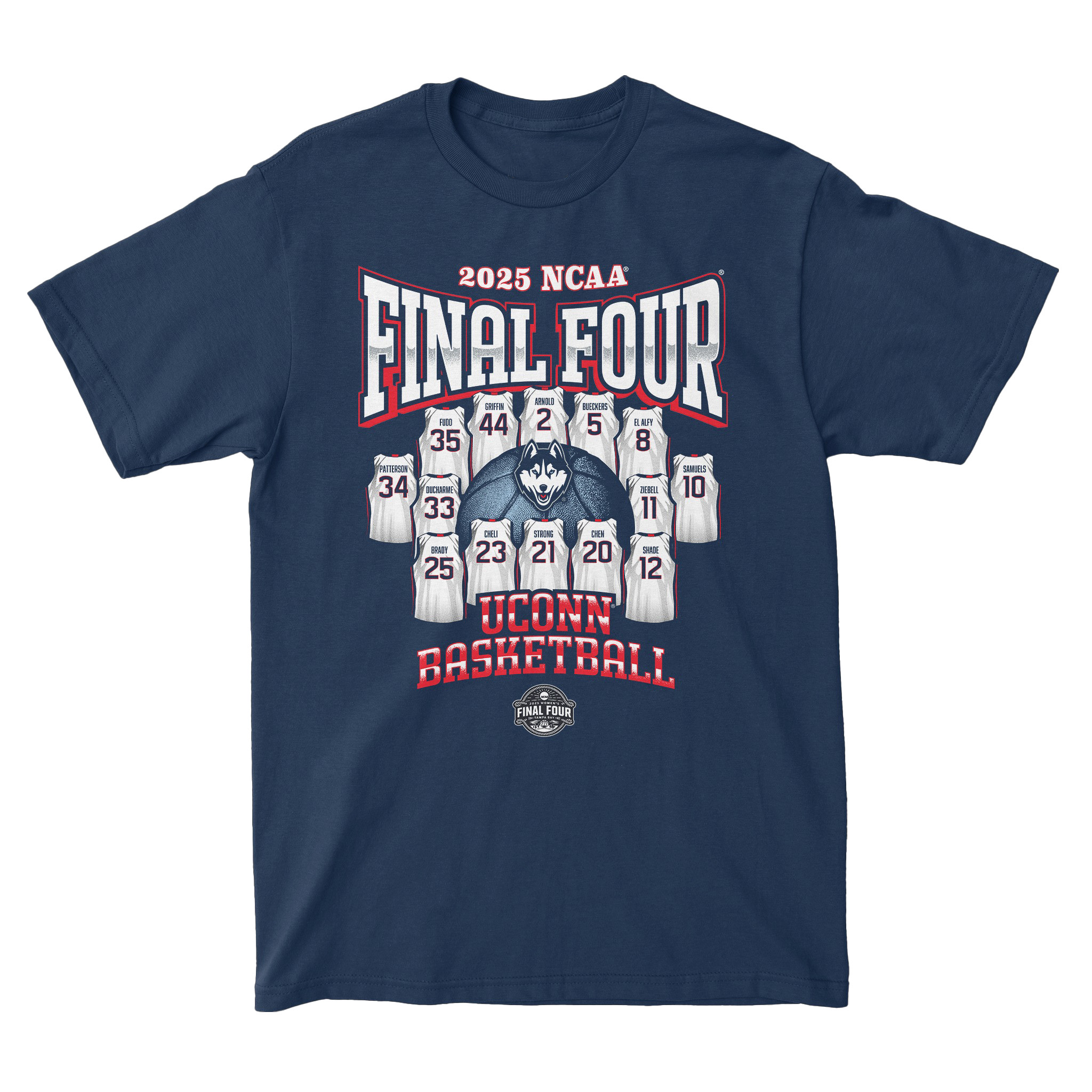 UConn Women's Basketball Final Four Jersey Madness Shirt Good Gifts For Basketball Lovers-1