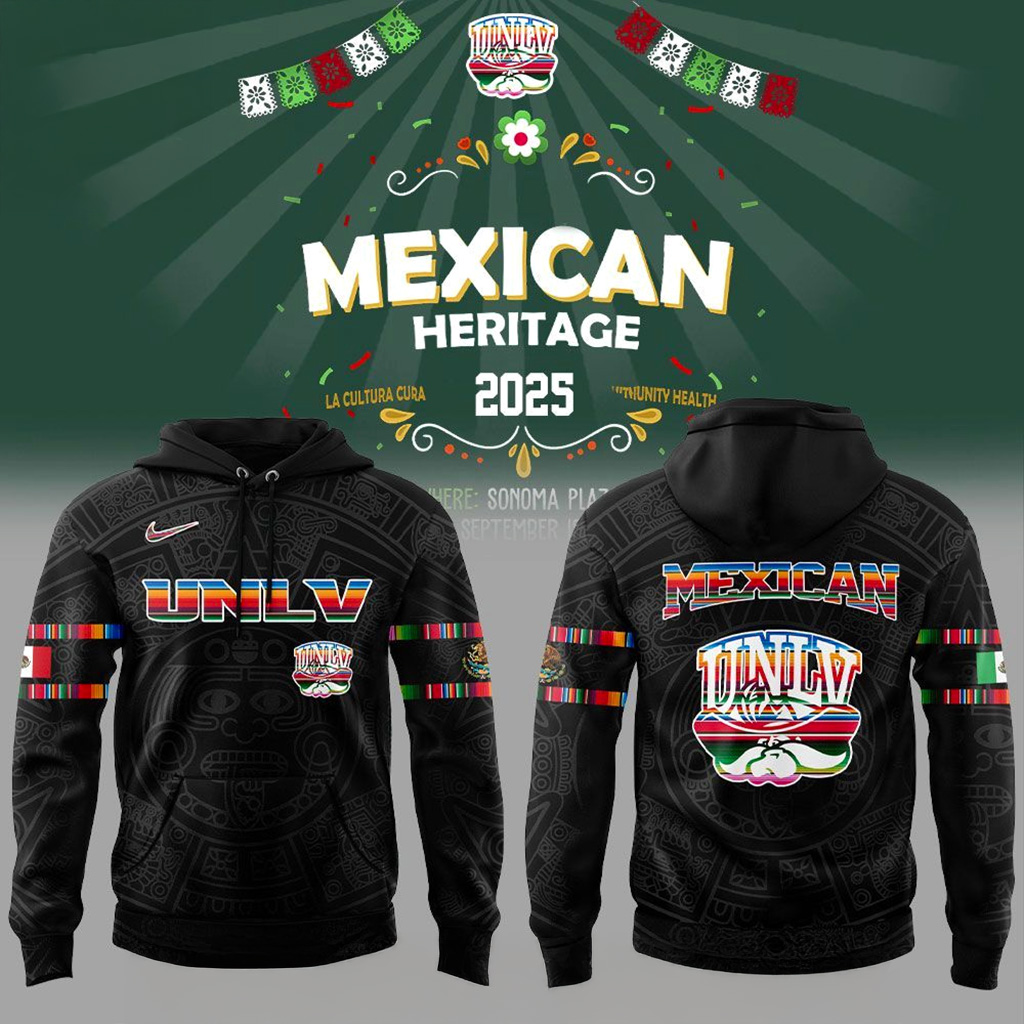UNLV Rebels Mexican Heritage Night 2025 Hoodie Fan Merch Gifts For Boyfriend-1