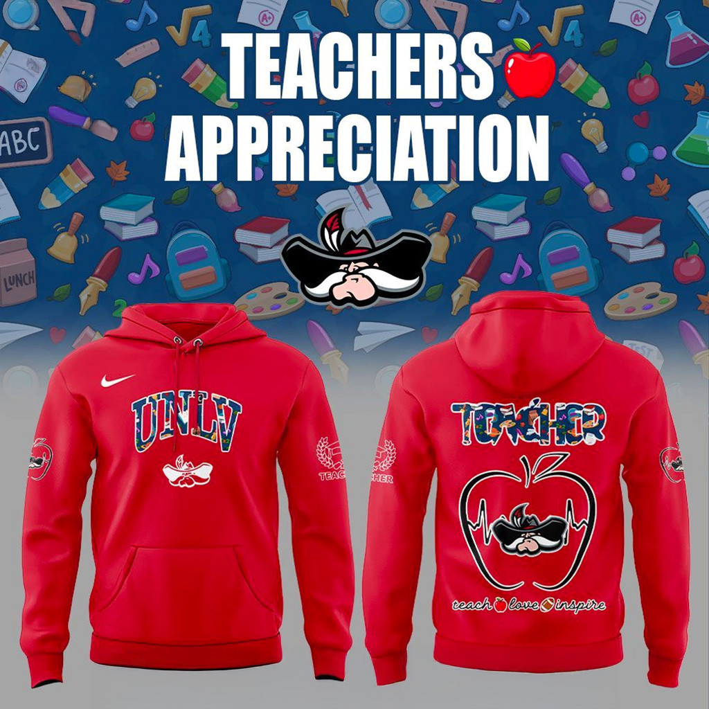 UNLV Rebels Teachers Appreciation 2025 Hoodie Rebels Merch Dad Christmas Gifts-1