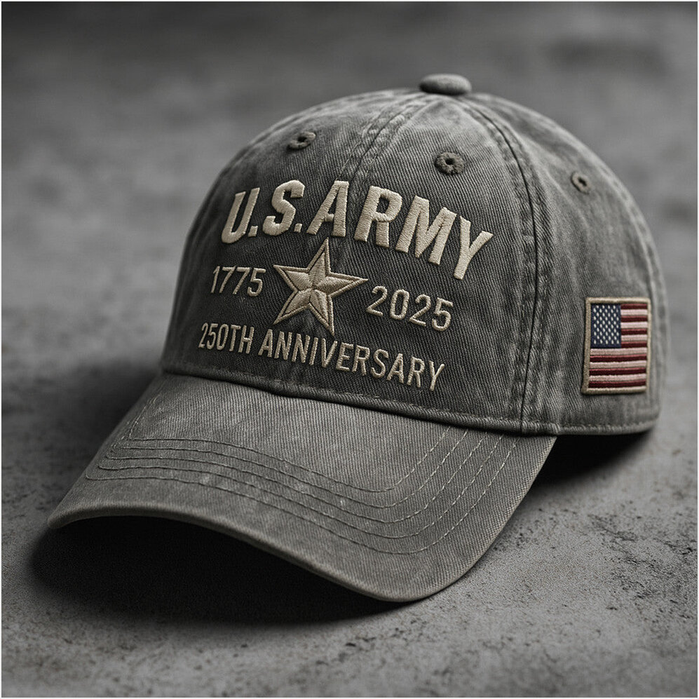 US Army 250th Anniversary 1775 2025 Hat Military Hat Patriotic Gifts For Dad Gifts For Friends-1