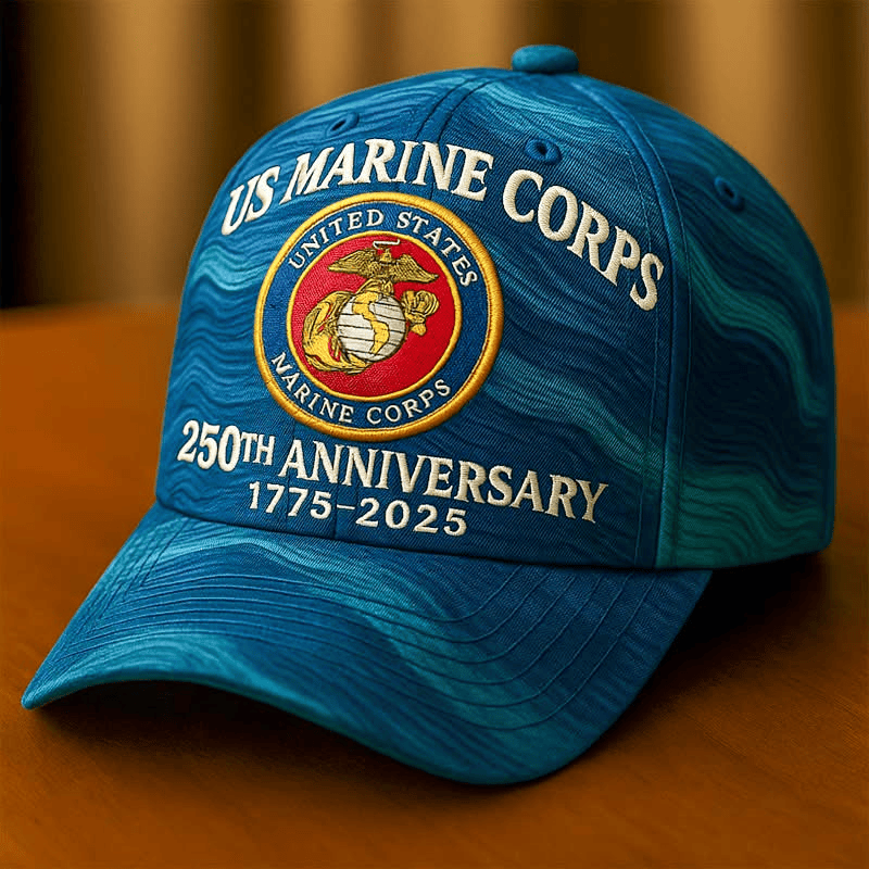 US Marine Corps 250th Anniversary 1775 2025 Hat Proud USMC Patriotic Cap Gifts For Marines-1