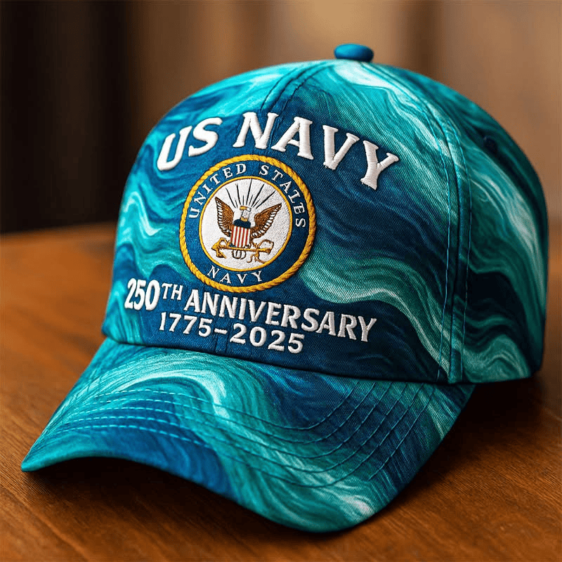 US Navy 250th Anniversary 1775 2025 Hat Proud USN Patriotic Cap Gifts For Navy-1