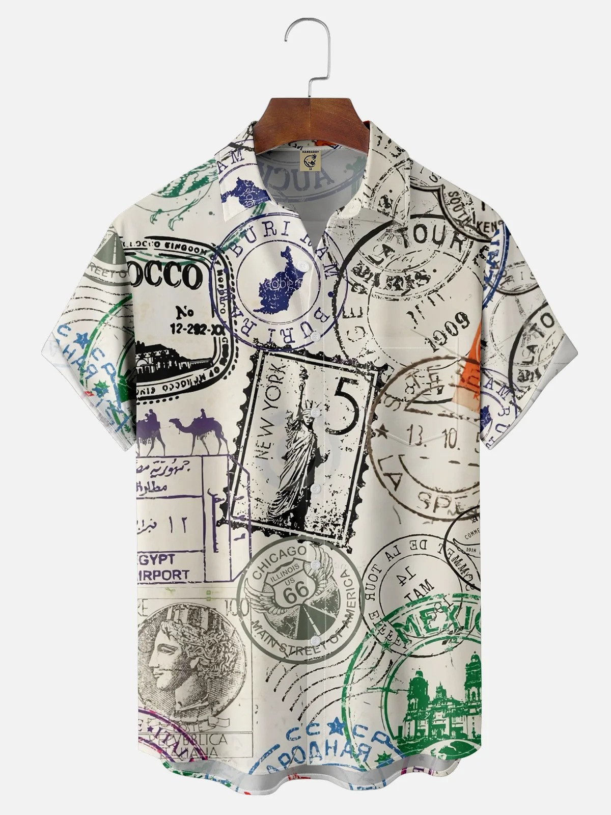 US Postmark Chest Pocket Casual Shirt-1