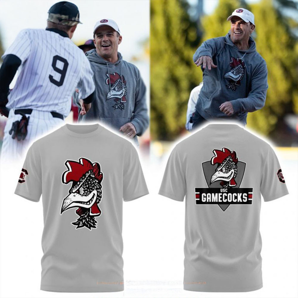USC Gamecocks Baseball T-Shirt Best Father's Day Special Gifts-1