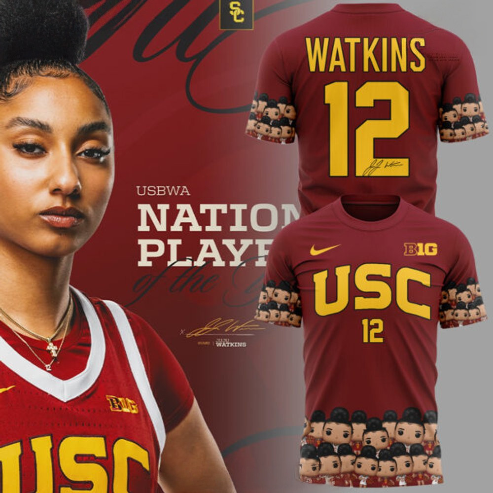 USC Trojans JuJu Watkins Player Of The Year T-Shirt USC Trojans Merch Mother' Day Gifts-1