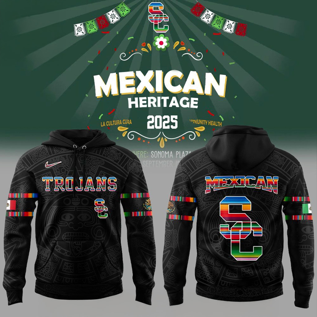 USC Trojans Mexican Heritage Night 2025 Hoodie Fan Merch Gifts For Dudes-1