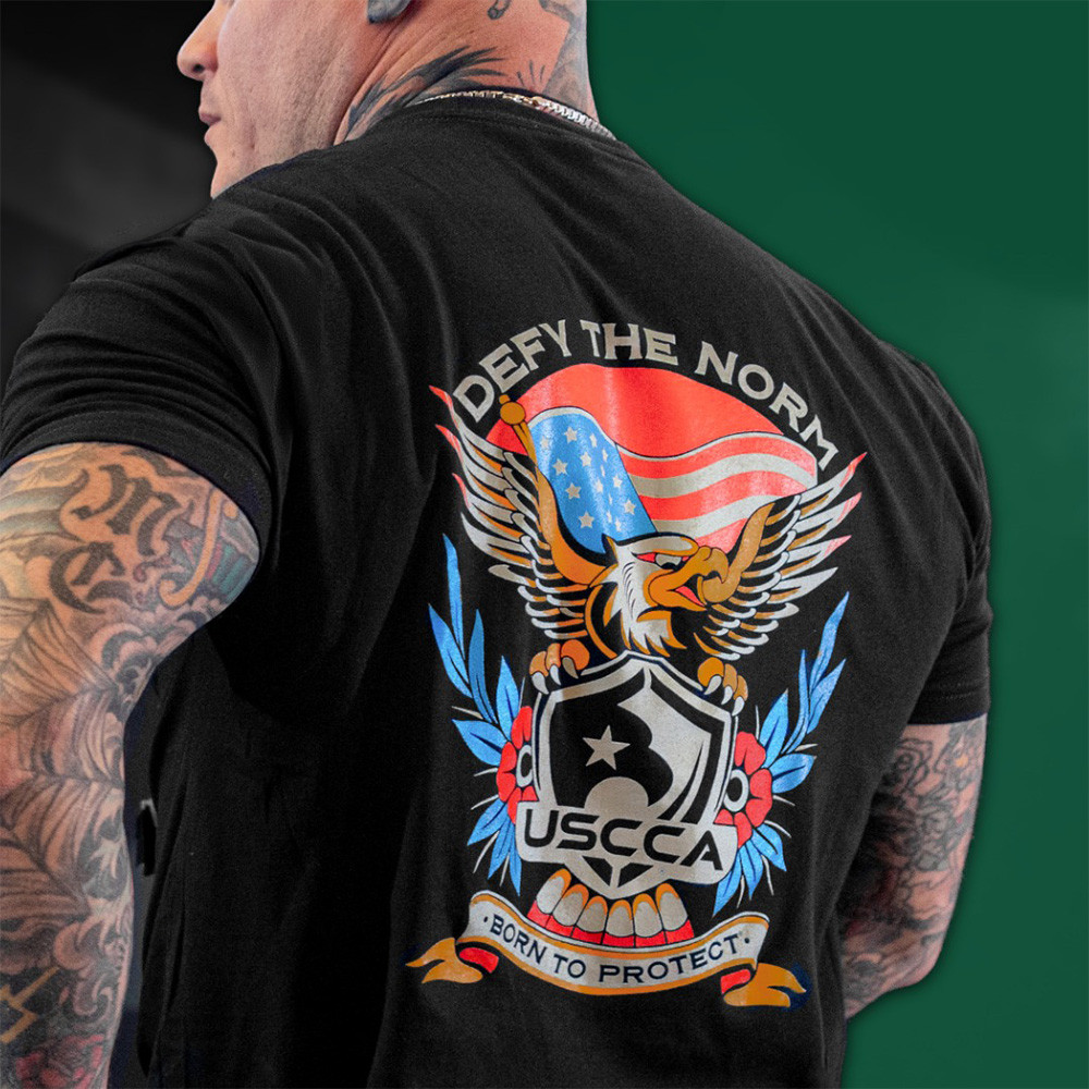 USCCA Shirt Men's Patriotic T-Shirt Gifts For Gun Lovers-1