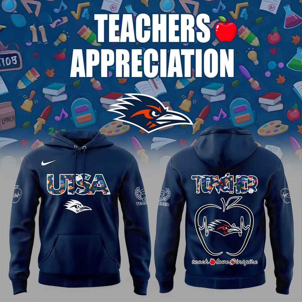 UTSA Teachers Appreciation 2025 Hoodie Roadrunners Merch Christmas Gifts For Him-1