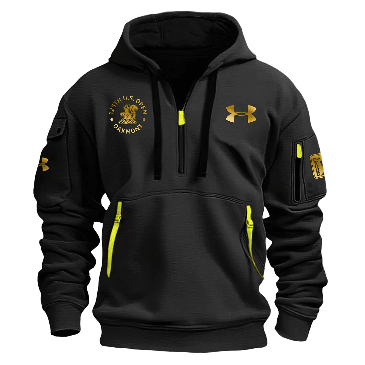 Under Armour 2025 125th U.S. Open Hoodie Half Zipper Golf Merch Father's Day Gifts For Son In Law-1