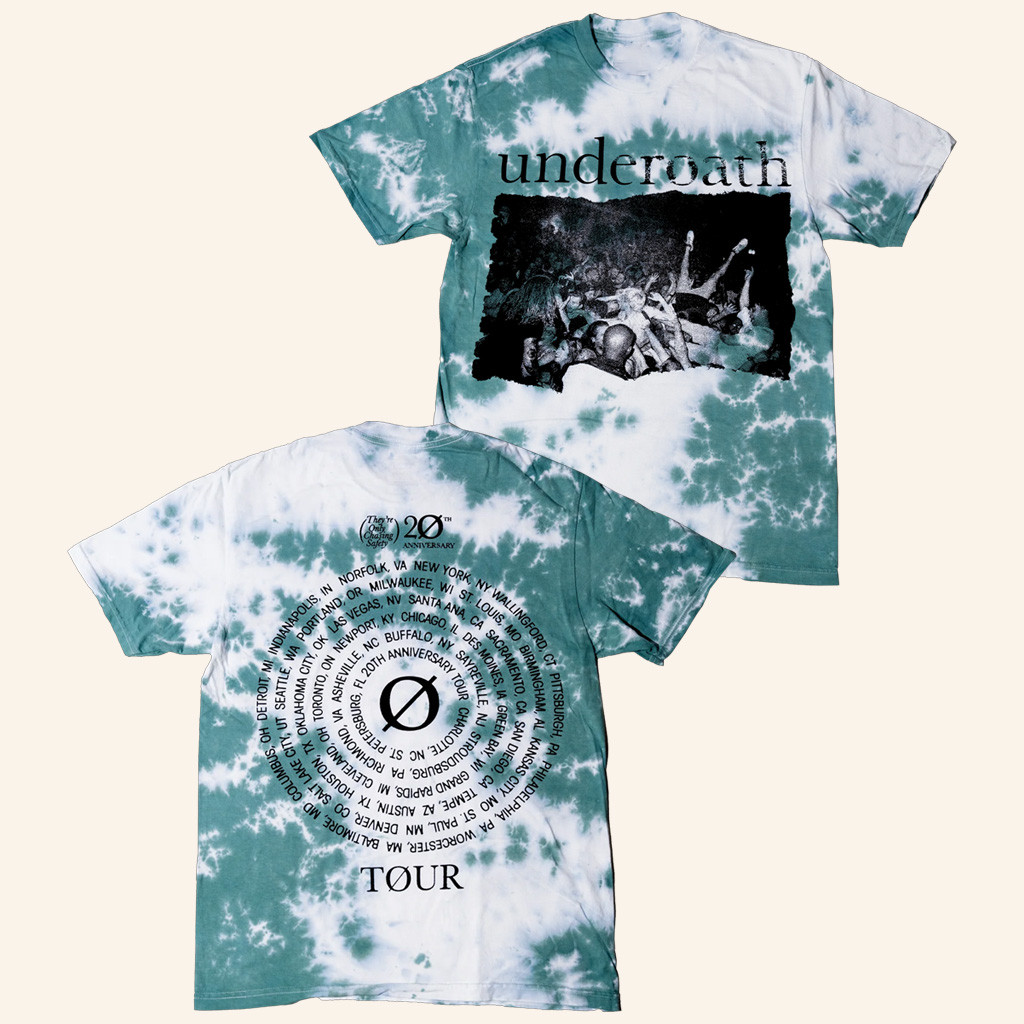 Underoath Merch Tocs Photo Tie Dye T-Shirt Gifts For Dad-1