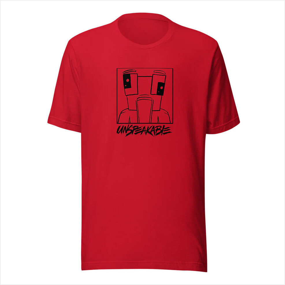 Unspeakable Merch Red Icon T-Shirt Gift Ideas For Friends Birthday Gifts For Fans-1