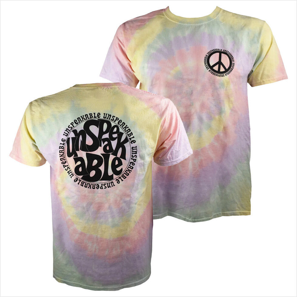 Unspeakable Merch Tie Dye Peace Love Unspeakable T-Shirt Gifts For Her Gifts For Best Friend-1