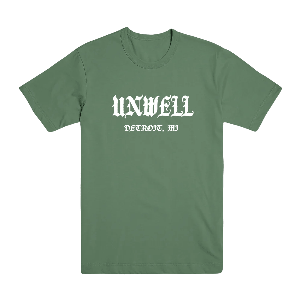 Unwell Band Merch Green Unwell Puffy Shirt Music Gift Ideas For Guys-1