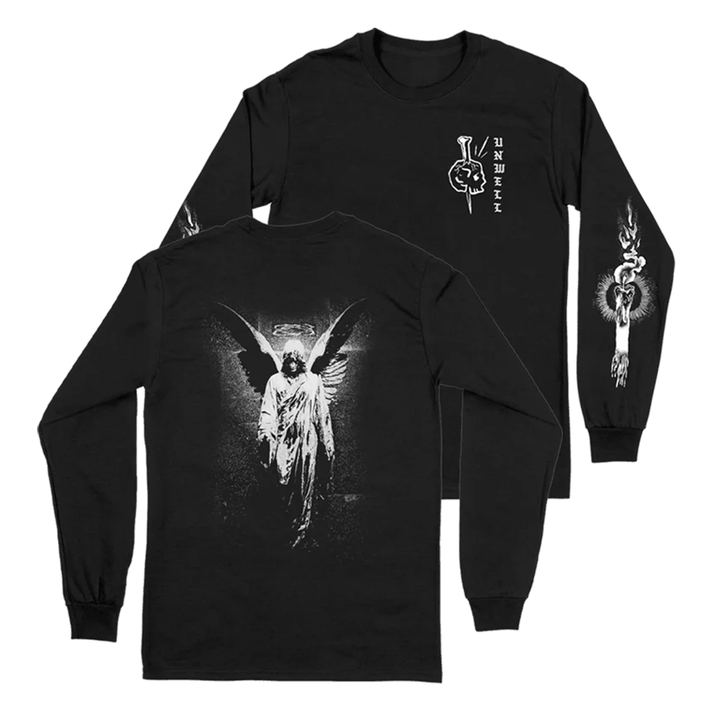 Unwell Band Merch Unwell Angel Long Sleeve T-Shirt Good Gifts For Dads-1
