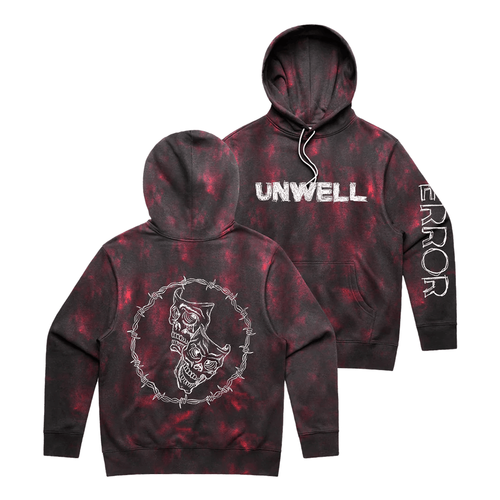 Unwell Band Merch Unwell Trial Error Dye Hoodie Gifts For Music Fans-1