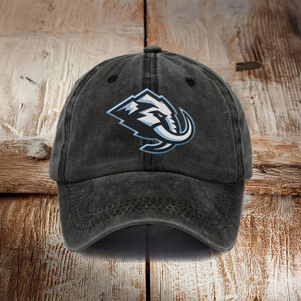 Utah Mammoth Merch Hockey Club Utah Mammoth Embroidered Hat Best Father's Day Gifts For Dad-1