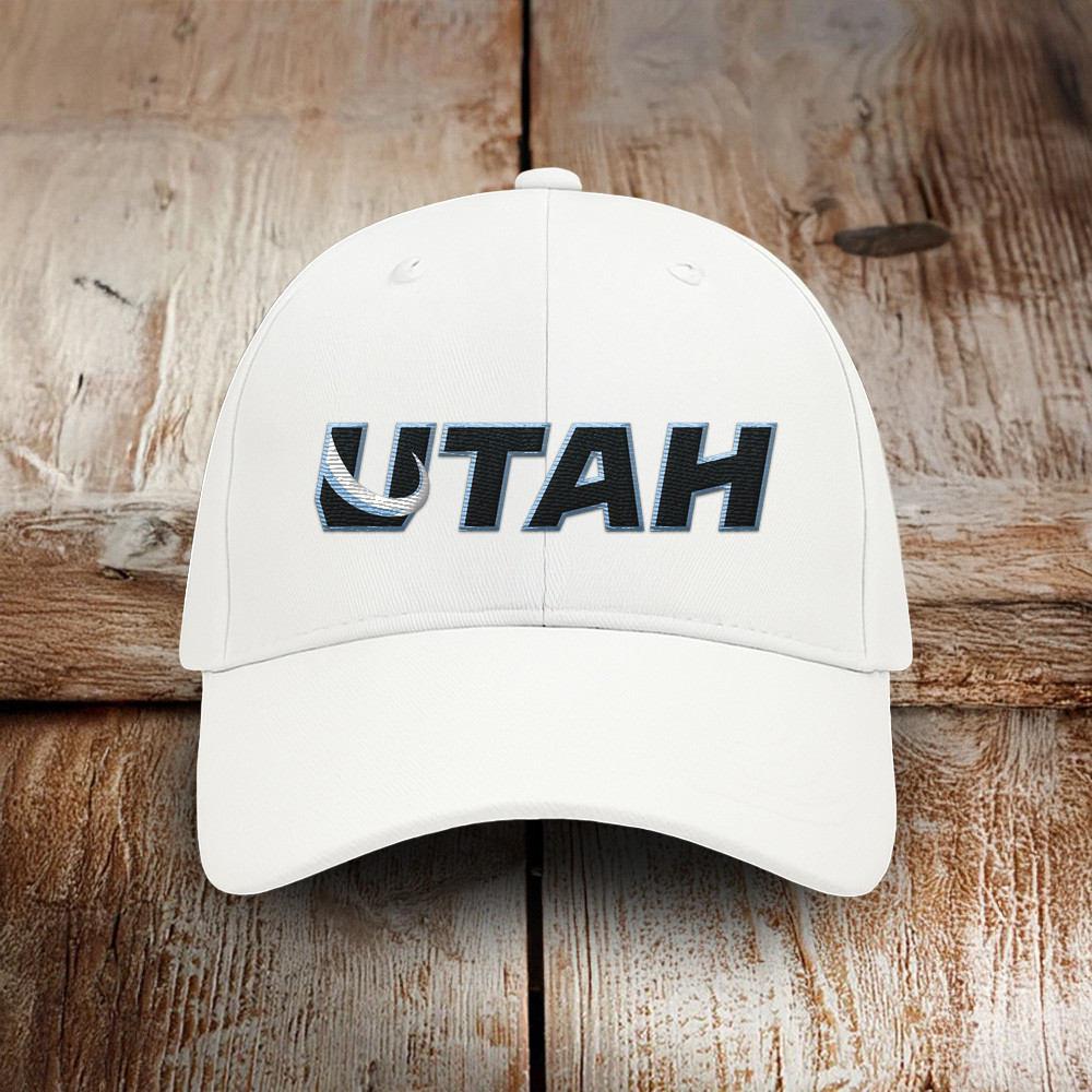 Utah Mammoth Merch Utah Mammoth Embroidered Hat Hockey Club Hat Ice Hockey Fan Gifts-1