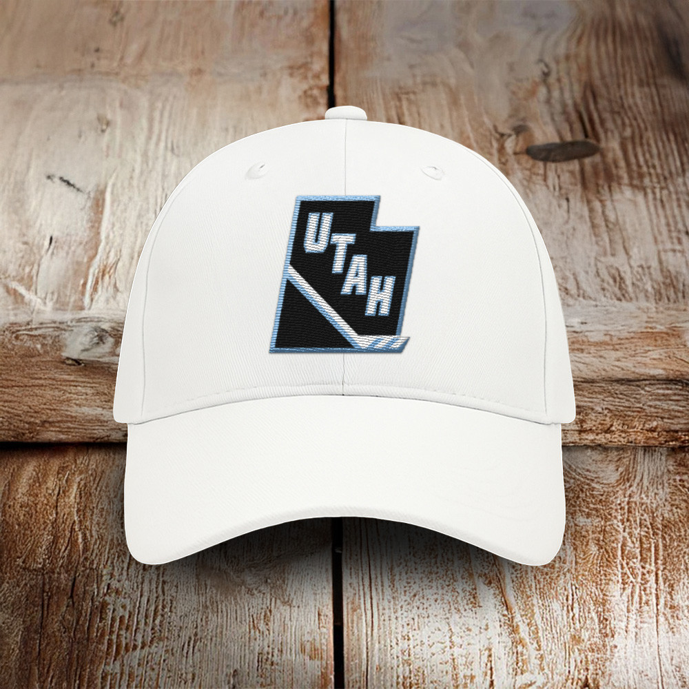 Utah Mammoth Merch Utah Mammoth Hat For Fans Embroidered Hockey Club Cap Fathers Day Presents-1