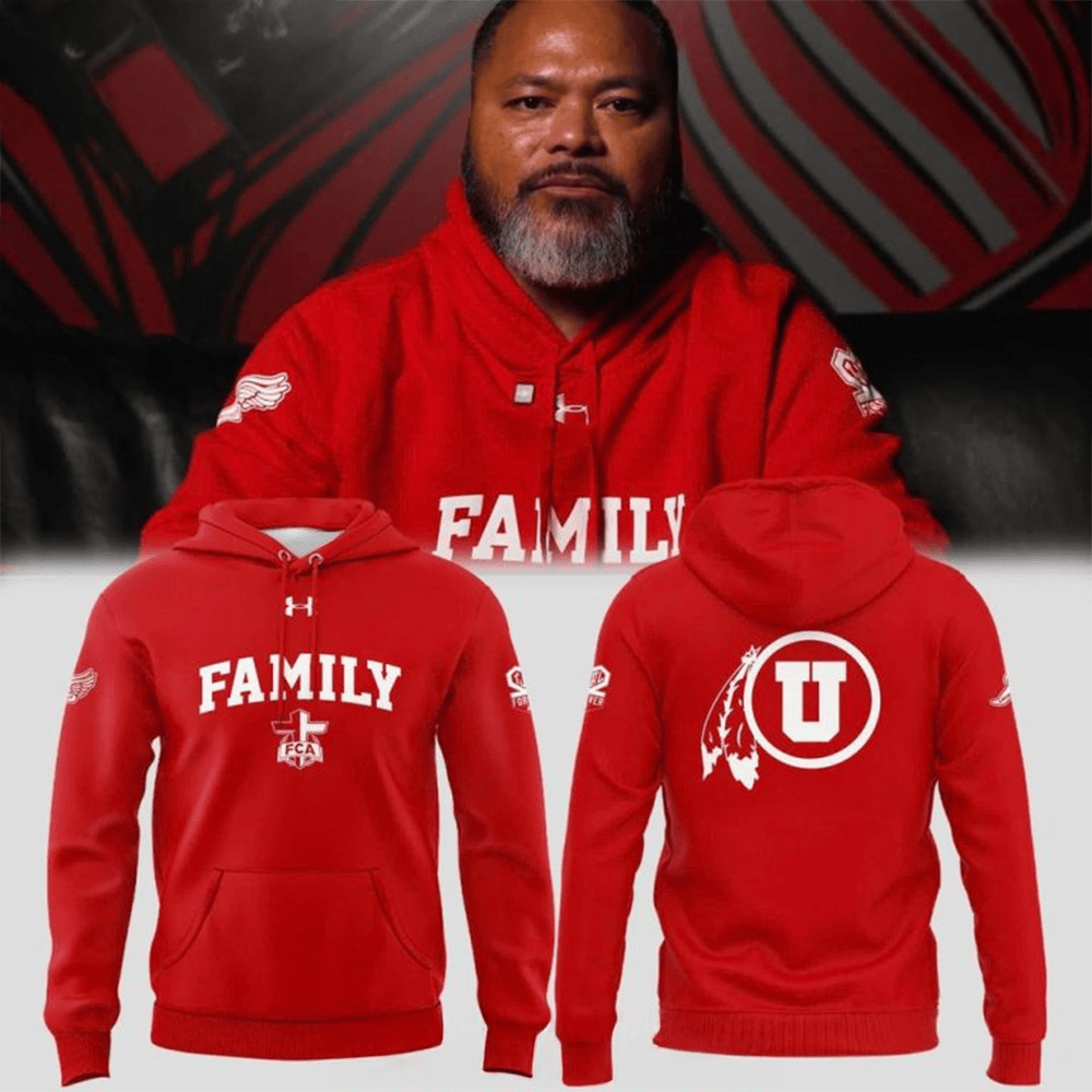 Utah Utes FAMILY Brotherhood 2025 Special Hoodie Utah Utes Merch Best Father's Day Gifts For Dad-1