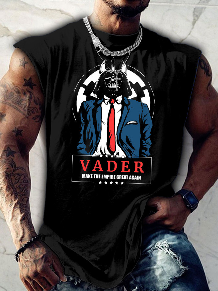 Vader Trump Tank Top Trump Merch Store Gifts For Father's Day From Daughter-1