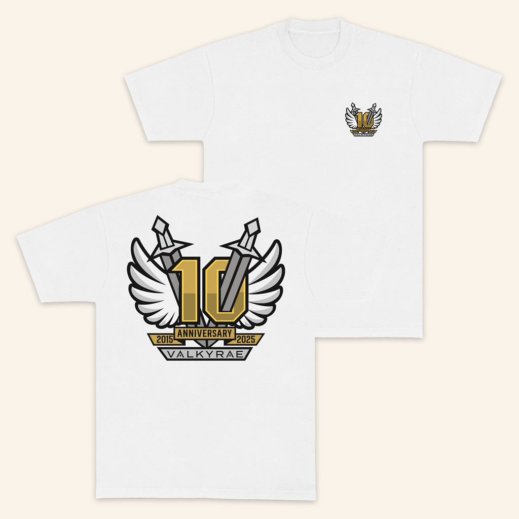 Valkyrae Merch 10 Year White T-Shirt Present For Husband-1