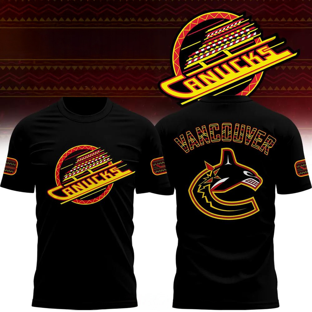 Vancouver Canucks National Indigenous History Month 2025 Shirt Vancouver Canucks Merch-1