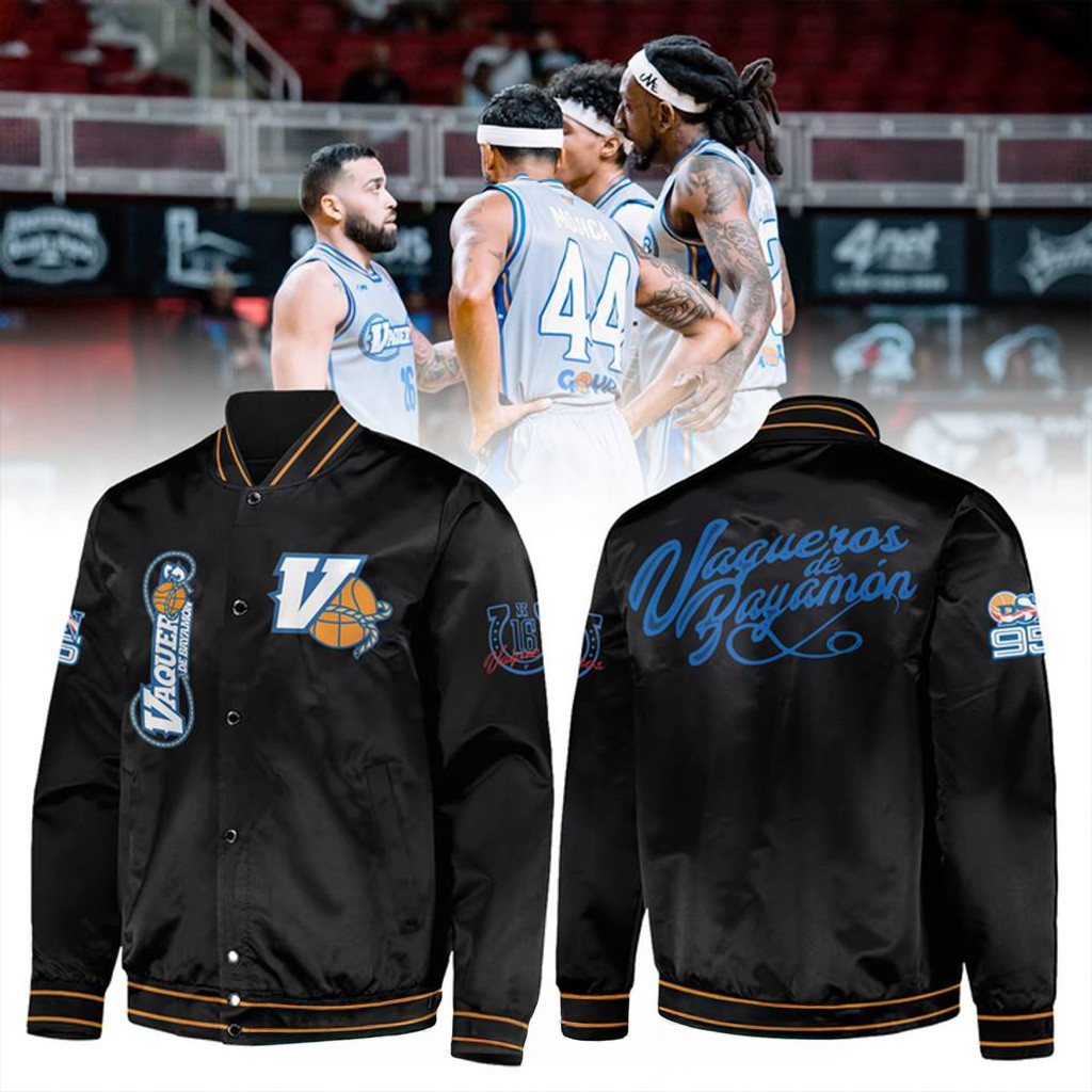 Vaqueros De Bayamon BSN 2025 Black Bomber Jacket Unique Gifts For Husband-1