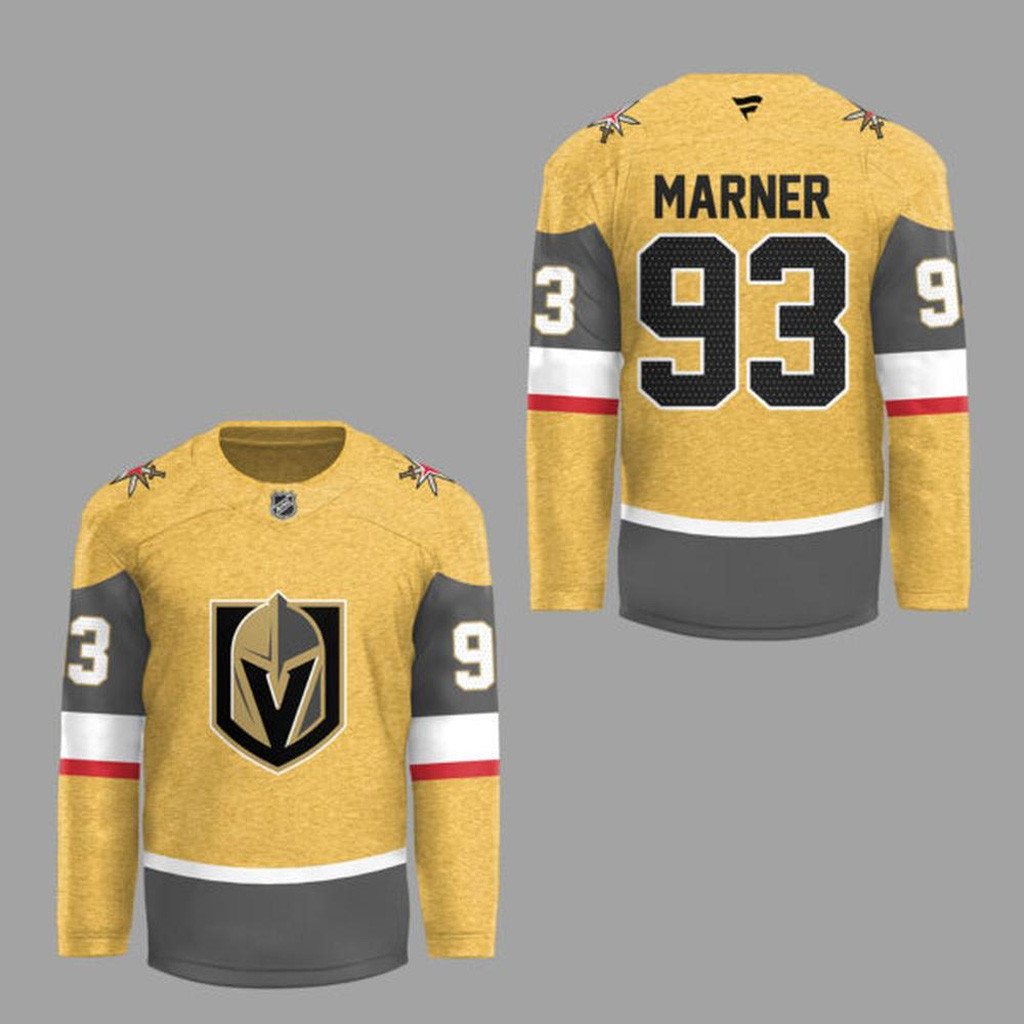 Vegas Golden Knights Mitch Marner Home Breakaway Hockey Jersey Vegas Golden Knights Merch-1
