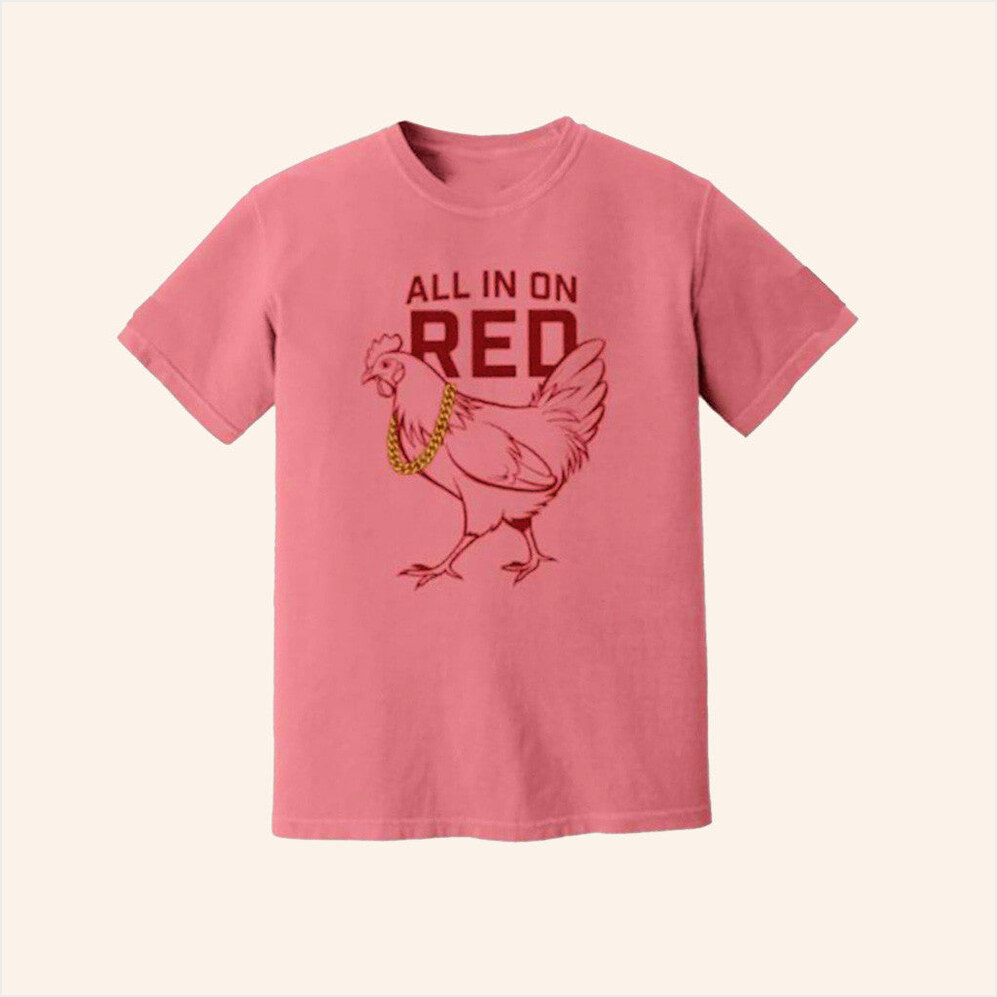 Vegas Matt Merch All In On Red T-Shirt Birthday Birthday Gifts For Girlfriend Gifts For Friends-1