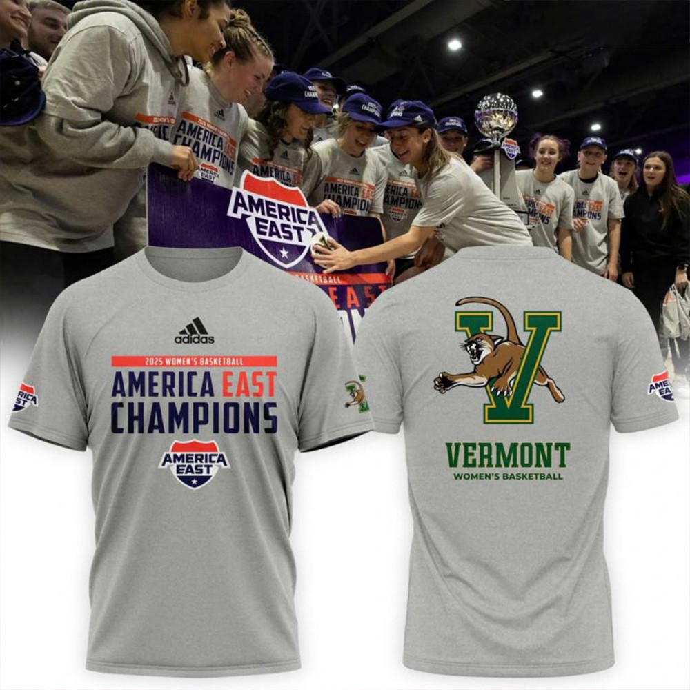 Vermont Women's Basketball 2025 America East Champions T-Shirt Father's Day Gifts For Husband-1 Vermont Women's Basketball 2025 America East Champions T-Shirt Father's Day Gifts For Husband-1