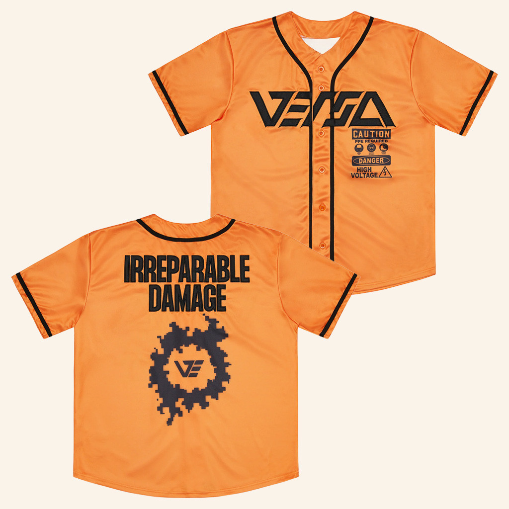 Versa Music Merch Irreparable Damage Baseball Jersey Present For Friends-1
