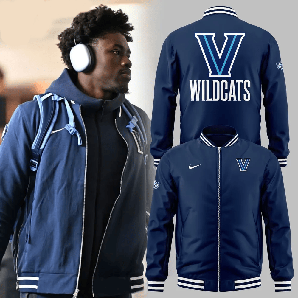 Villanova Wildcats University 2025 Bomber Jacket Villanova Wildcats Merch Dad Fathers Day Gifts-1 Villanova Wildcats University 2025 Bomber Jacket Villanova Wildcats Merch Dad Fathers Day Gifts-1