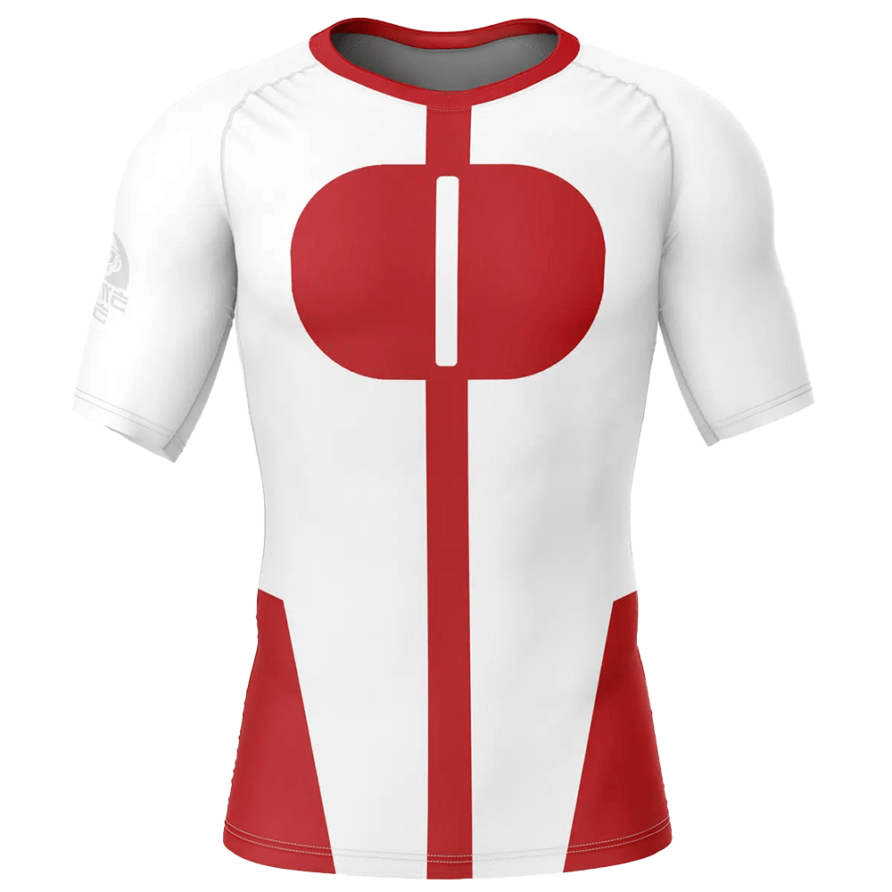 Viltrumite Compression Rash Guard Omni Man Invincible Short Sleeve Rash Guard-1