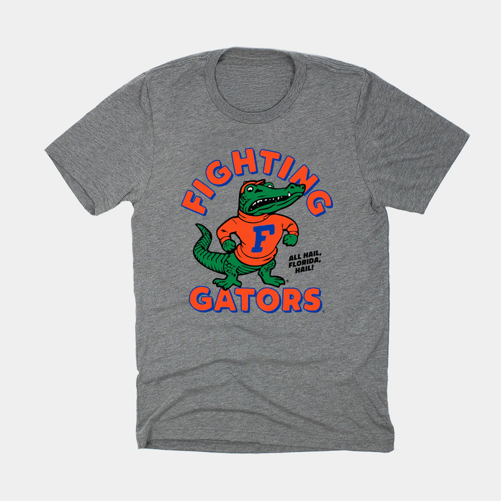 Vintage Florida Fighting Gators Shirt Basketball Fan Gift Ideas-1