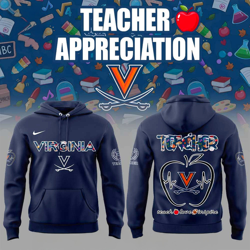 Virginia Cavaliers Teachers Appreciation Hoodie Cavaliers Merch Christmas Gifts For Father-1
