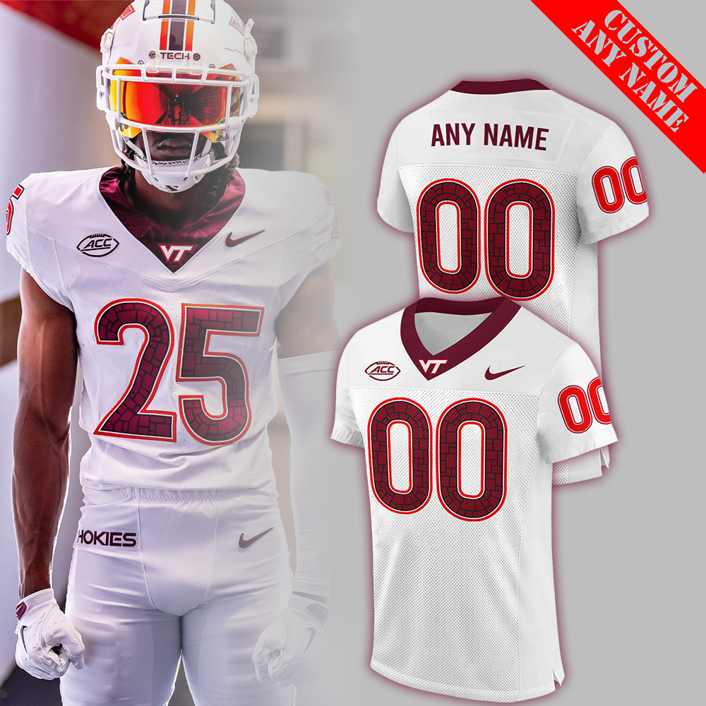 Virginia Tech Hokies Football Ncaa 2025 Custom Name Gift For Hokies Fans-1